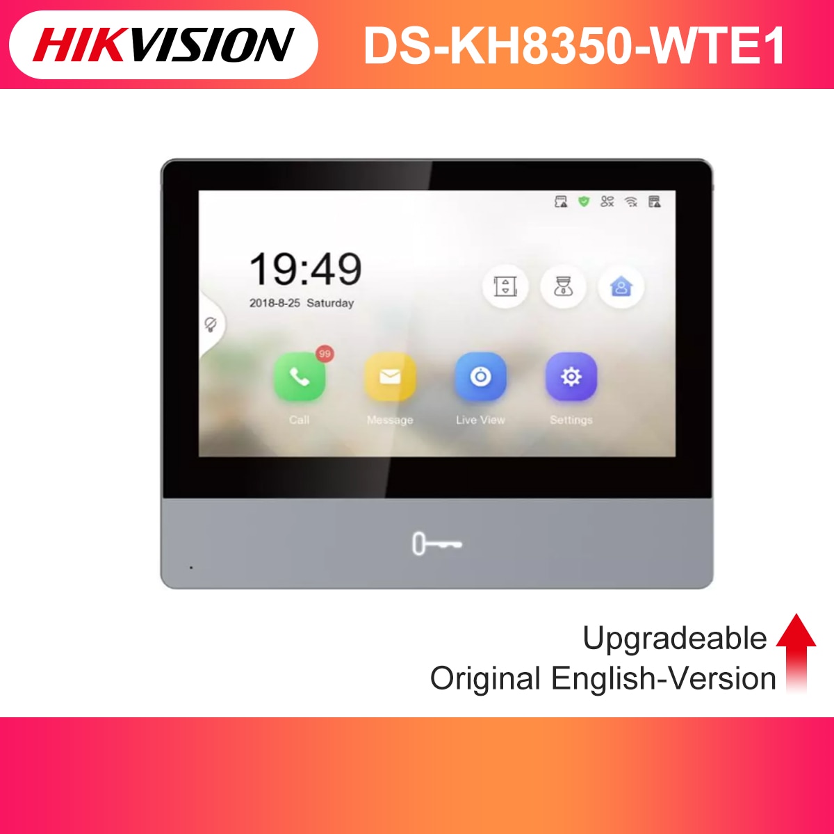 Hikvision   ,  ǳ ̼ ÷, POE DS-KH8350-WTE1, 7 ġ